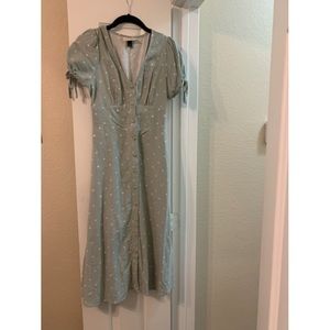 Universal Thread Dotted Mint Midi Dress - Size XS